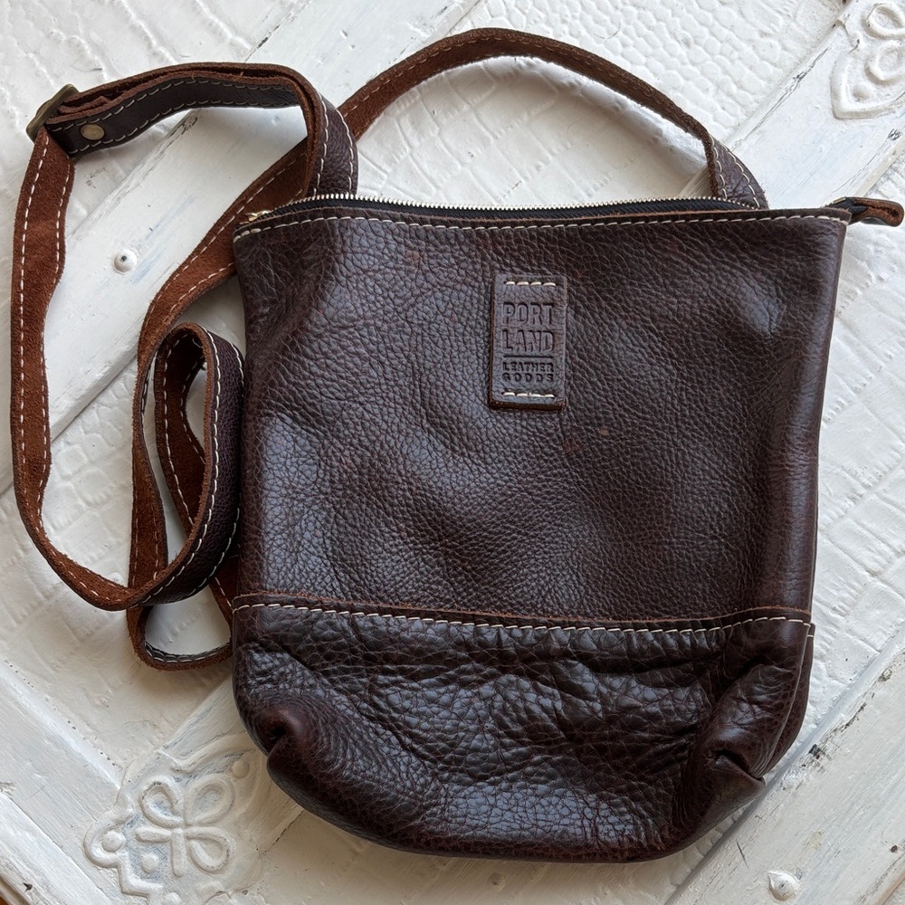 Portland Leather Festival Crossbody Bag